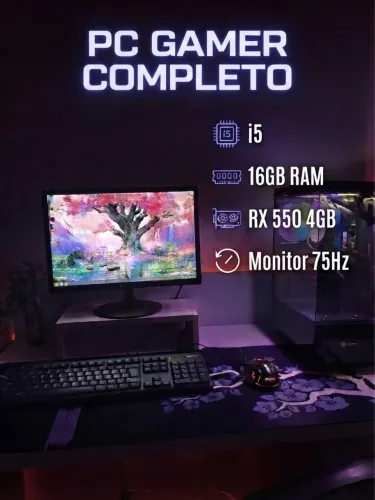 Pc gamer completo 10x sem juros
