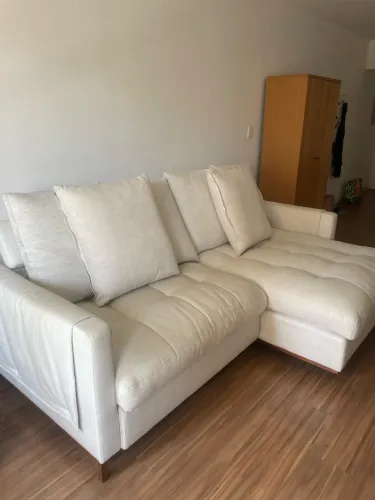 Sofá Bcasa retrátil 4 lugares