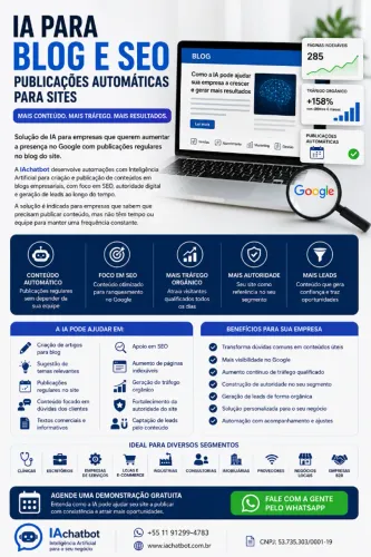 IA para Blog e SEO | Publicações Automáticas para Sites // Aumente seus Leads Venda Mais