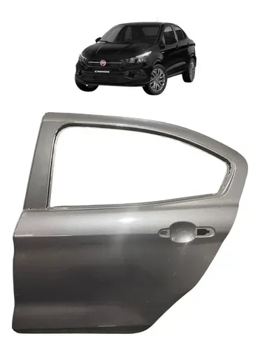 Porta Traseira Esquerda Fiat Cronos 2017/2023 Traseira Esquerda Cinza