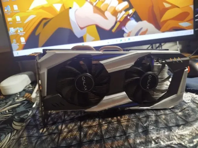 Placa de Vídeo GALAX GTX 1060 6GB OC (Muito Nova / Superior a RX 580/590 da China)