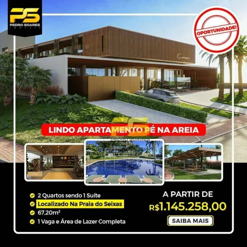 Apartamentos Pé na Areia na Praia do Seixas para venda | A partir R$ 1.145.258,00