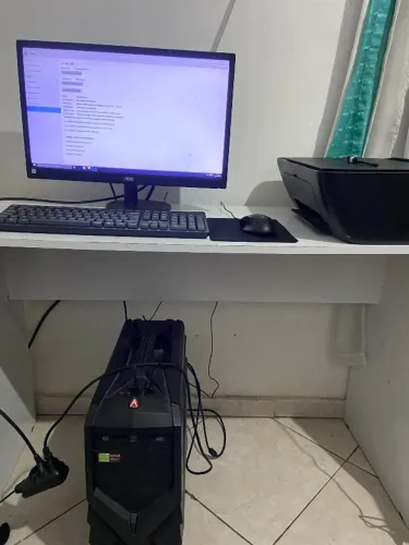Pc e impressora - completo