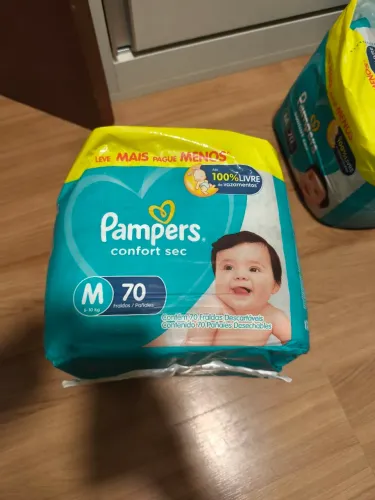 Fralda Pampers Confort Sec - tamanho M