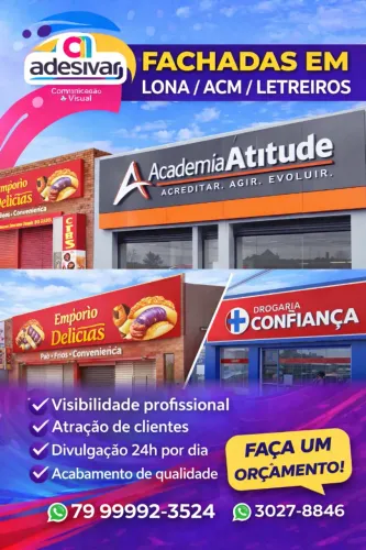 Fachada para seu Comércio/Loja