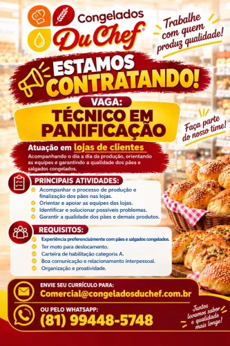 Técnico em Panificação