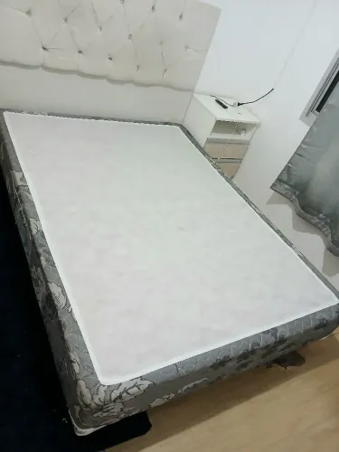 Cama Box Casal Base + Cabeceira ( ENTREGO )