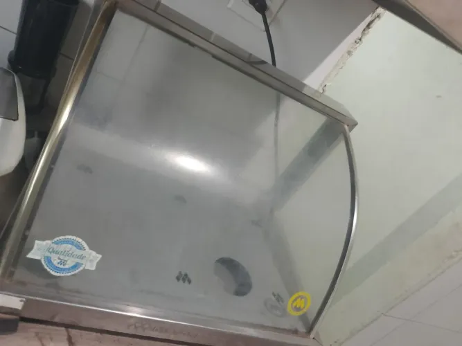 Estufa de aço inox semi nova 