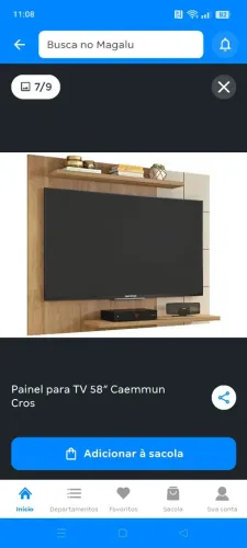 Painel pra tv até 60 polegadas 
