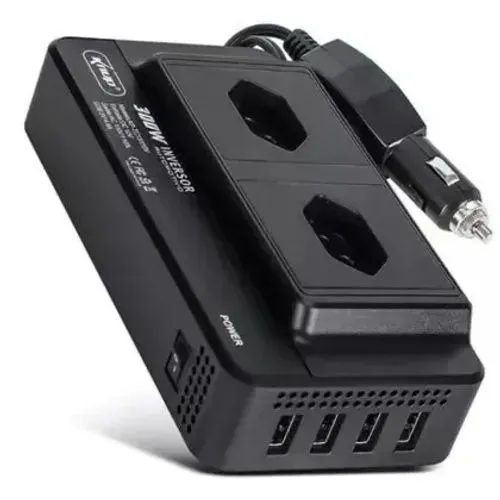 Inversor Veicular 300w de 12v para 110v -4 portas usb 5vdc knup kptc13 Loja Coimbrar
