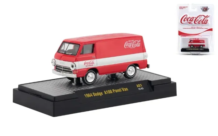 M2 Machines - 1964 Dodge A 100 Panel Van Coca-Cola A01 19-03 - Lacrado