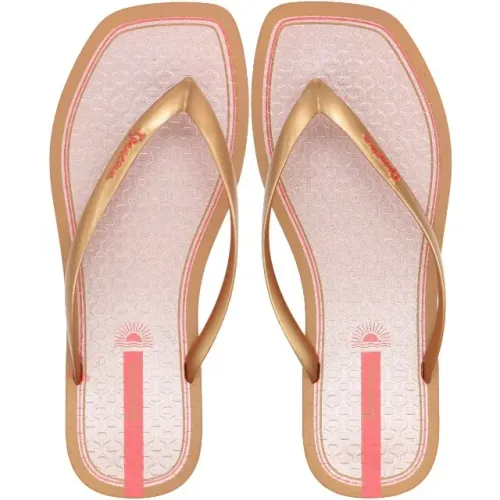 Chinelo Feminino Adulto Edge Glam Chique Metalizado Ipanema Marrom 27450BQ776