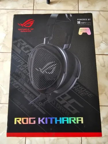 Headset Gamer ASUS ROG Kithara x HIFIMAN Drivers Magnéticos Planares