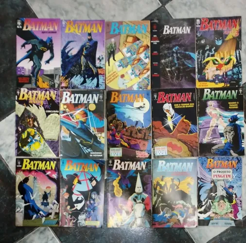 Batman terceira série da Abril 0-29 1989-1992 relíquia para colecionadores 