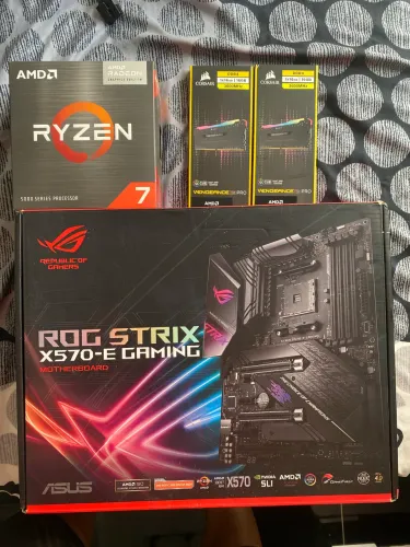 X570 strix + 32gb ram Corsair + R7 5700G