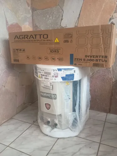 AR-CONDICIONADO AGRATTO 9.000 BTUs.  R$ 2.100,00. * 