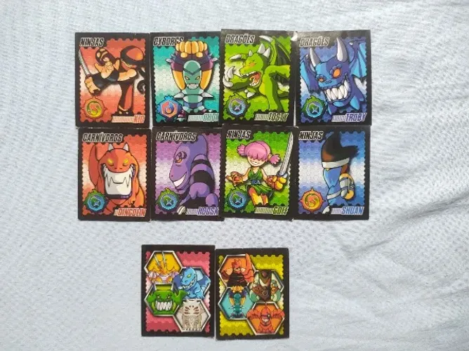 Figurinhas do álbum Nitsus