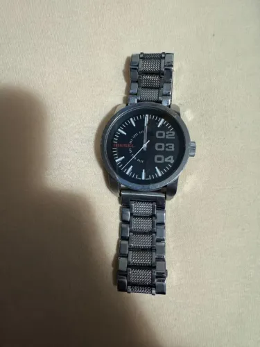 RELÓGIO DIESEL ORIGINAL PRATA