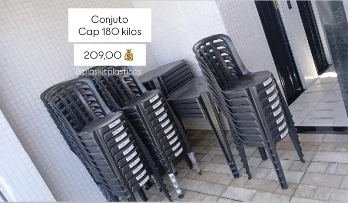 Conjunto cap 180 kilos | 209,00