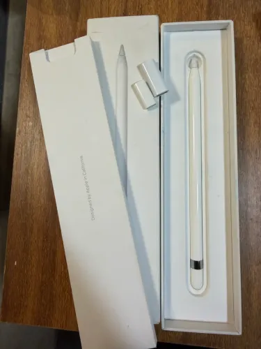 Apple Pencil 1 c/ adaptadores completo - PASSO CARTÃO -