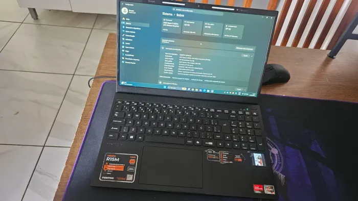 Notebook Positivo Vision R15M Ryzen 5 | 16GB RAM | SSD 512GB | Full HD IPS