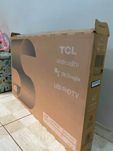 TV TCL 43" SMART ,TELA QUEBRADA 