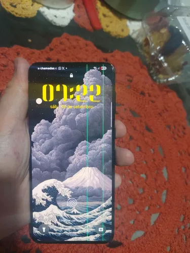 Samsung S21+ com linhas na tela
