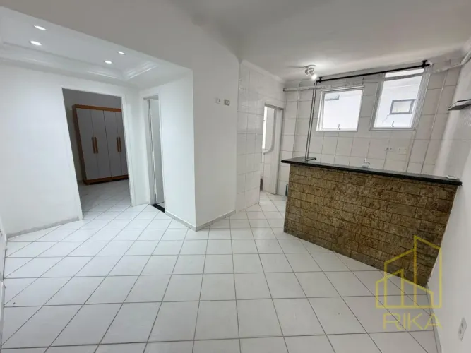 Apartamento para Locação em Santos, Pompéia, 1 dormitório, 1 banheiro, 1 vaga
