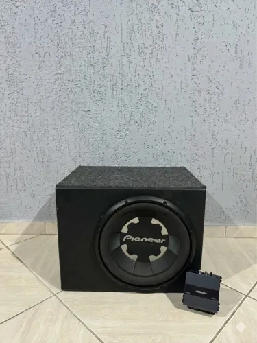 SUB PIONEER 400 RMS IMPORTADO + MÓDULO SD 800 EVO 6