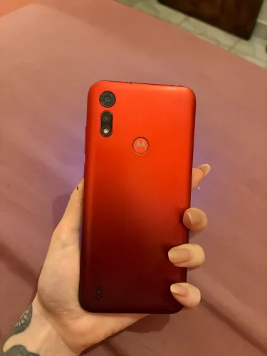 Motorola e6s vermelho, 64gb