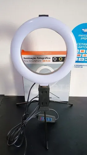 Mini ringlight com suporte para celular / SUPER PROMOÇÃO