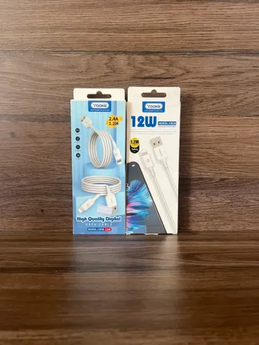 Cabo Yookie CB28 USB para Lightning 1,2m 2.4A 12W iPhone