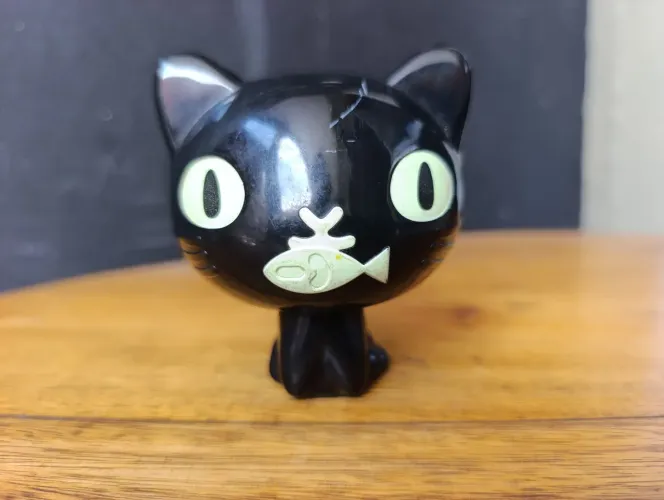 GATO PRETO MIO PUCCA MCDONALD'S 2011 RARIDADE MC LANCHE FELIZ 