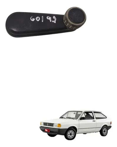 Manivela Vidro Volkswagem Gol Quadrado 1993 1.6 Cht Preto
