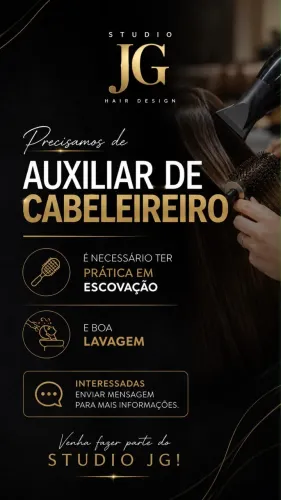 Preciso de auxiliar de cabeleireiro 