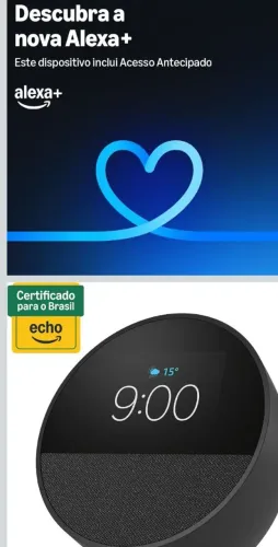 Echo Spot com Alexa