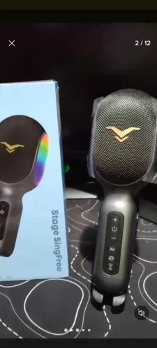 Microfone karaoke sem fio Sing Free bluetooth 
