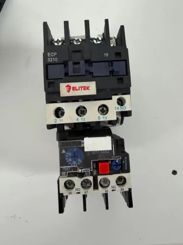 Contator de Potência Elitek ECP-3210 32A + Relé Térmico ERT D23