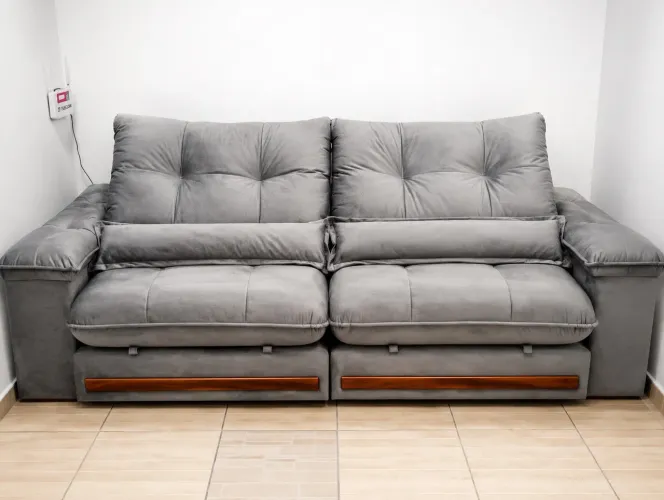 Sofá Retrátil Super Pillow NOVO