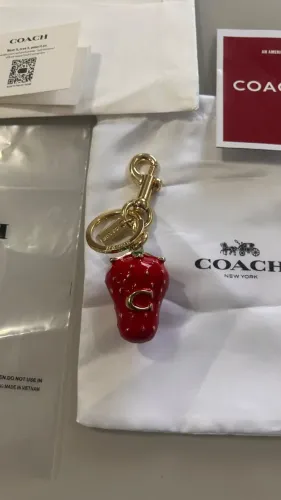 chaveiro coach morango vermelho original