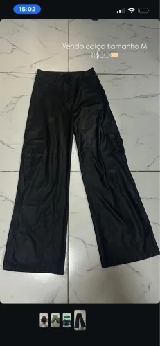 Calça imitação couro