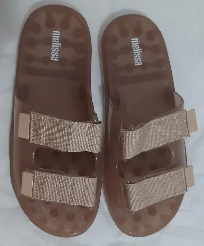 Chinelo Melissa Wide Brave Novo