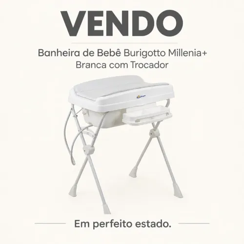 Banheira burigotto com trocador