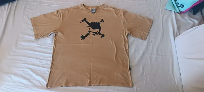 Camiseta oakley heritage skull gold