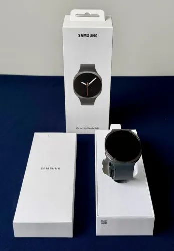 Samsung Galaxy Watch 8 44mm LTE - Parcele em Até 18x | ACEITAMOS SEU USADO NA TROCA