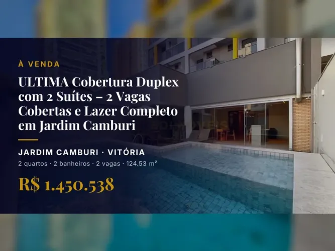 Cobertura Moderna em Jardim Camburi Ideal para Sua Família!