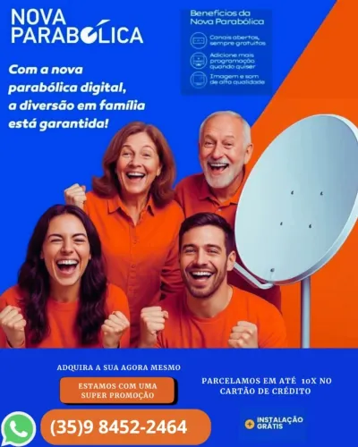 Venda é instalação de antenas