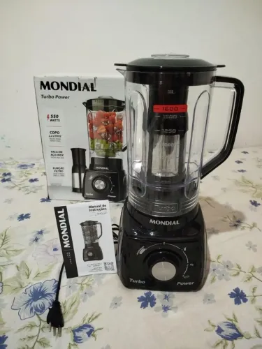LIQUIDIFICADOR MONDIAL TURBO
