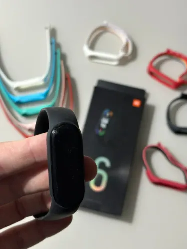 Pulseira Smart Mi Band 6 Xiaomi - Original - Com 9 Pulseiras Extras (Pulseira Inteligente)