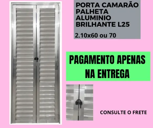 kit Camarão aluminio 2.10x60 - Pagamento na entrega - frete a/c